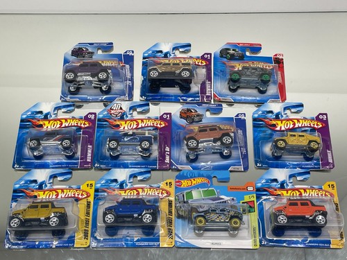 11x hot wheels hummer h2 - 11x, h1